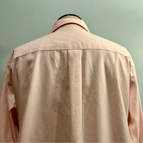 Casual Corner Classic Non-Iron Light Pink Button-Down Shirt. Size S - Picture 6 of 11